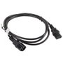 Lanberg CA-C13E-10CC-0018-BK Cable de alimentación C13 a C14 1,8m Negro